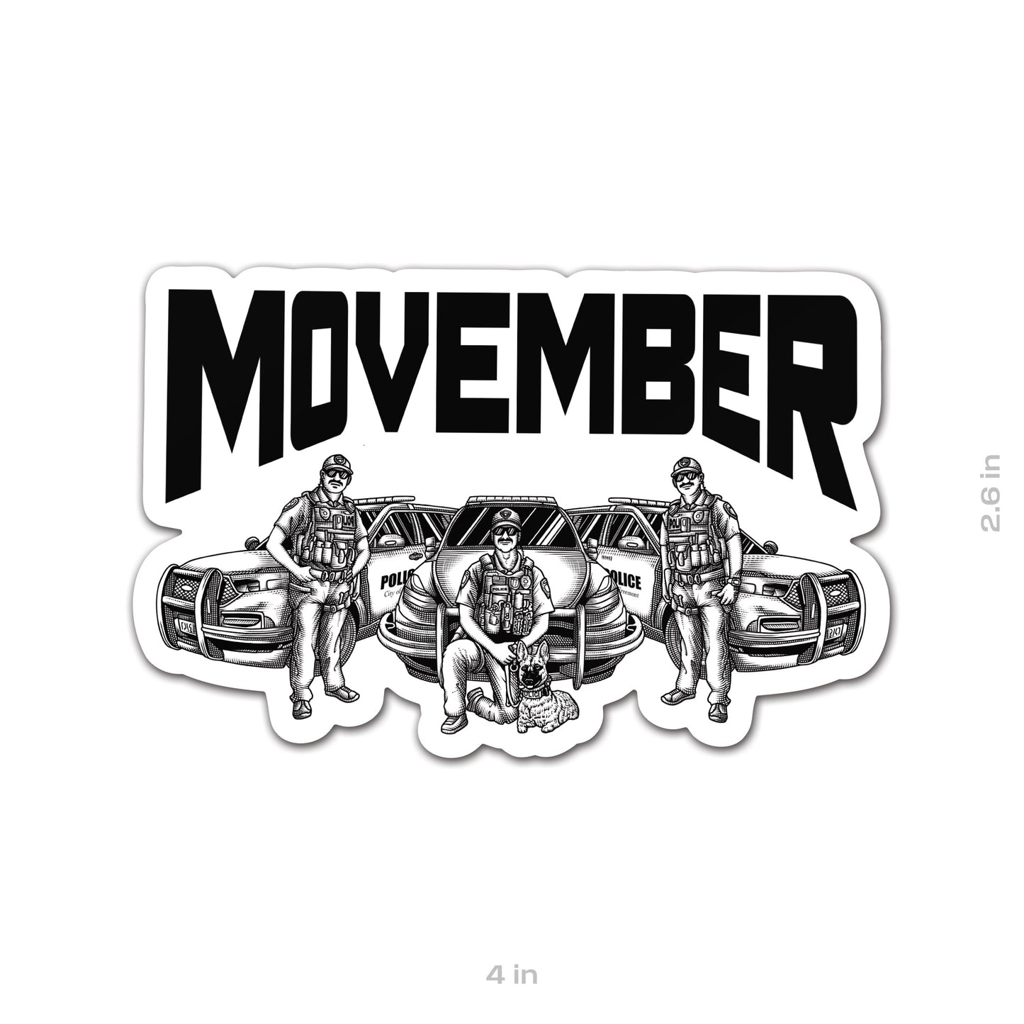 Movember Sticker