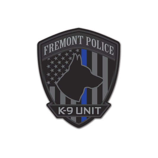 Fremont PD K9 Sticker